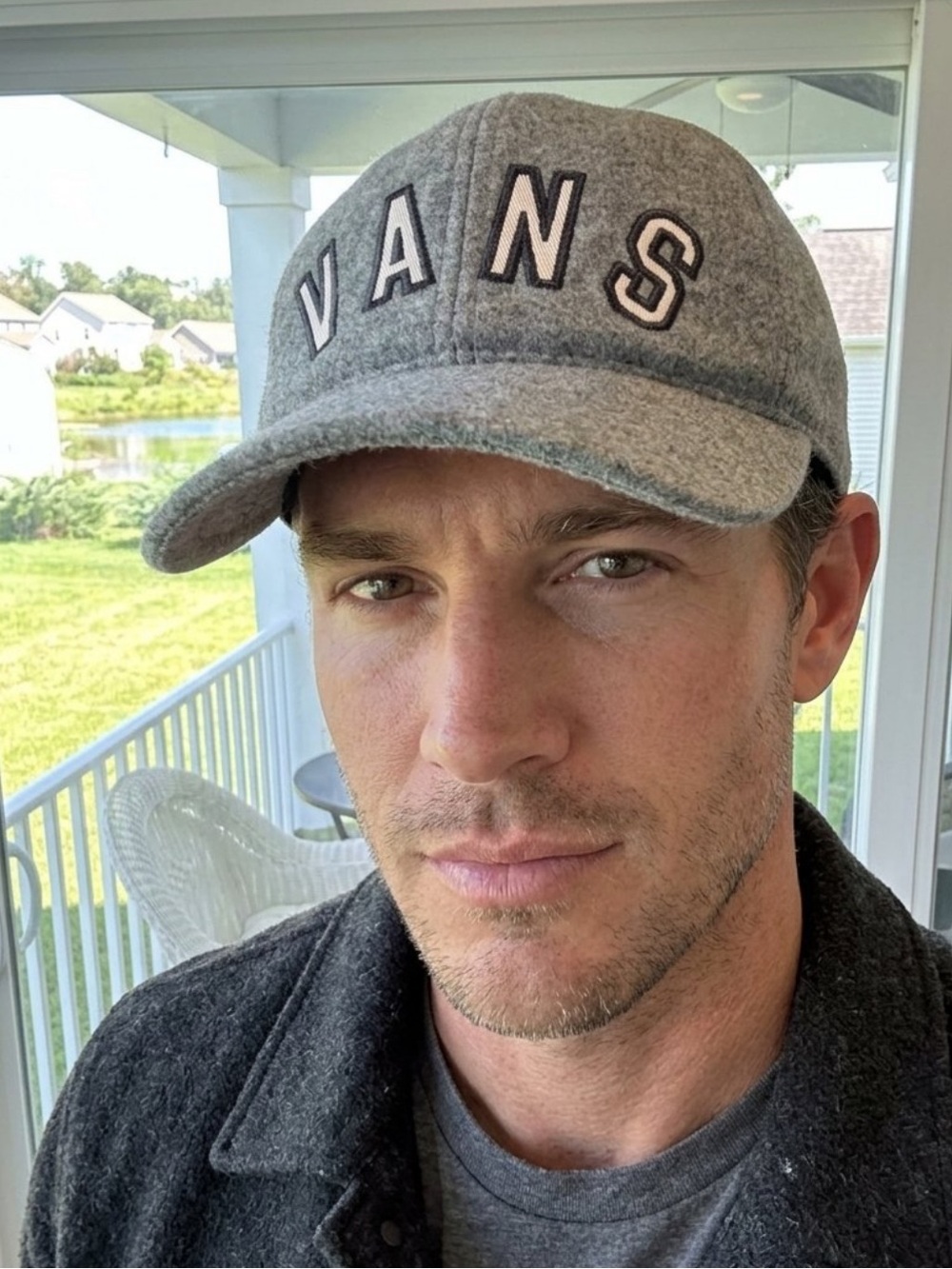 Vans Off The Wall Dugout Gray Wool Blend Strapback Unisex cap new